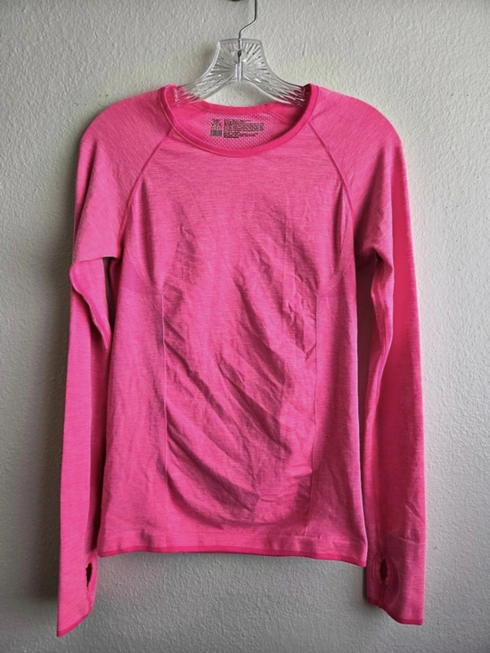 Victoria Secret Sport VSX Seamless Long Sleeve Workout Top - Size M